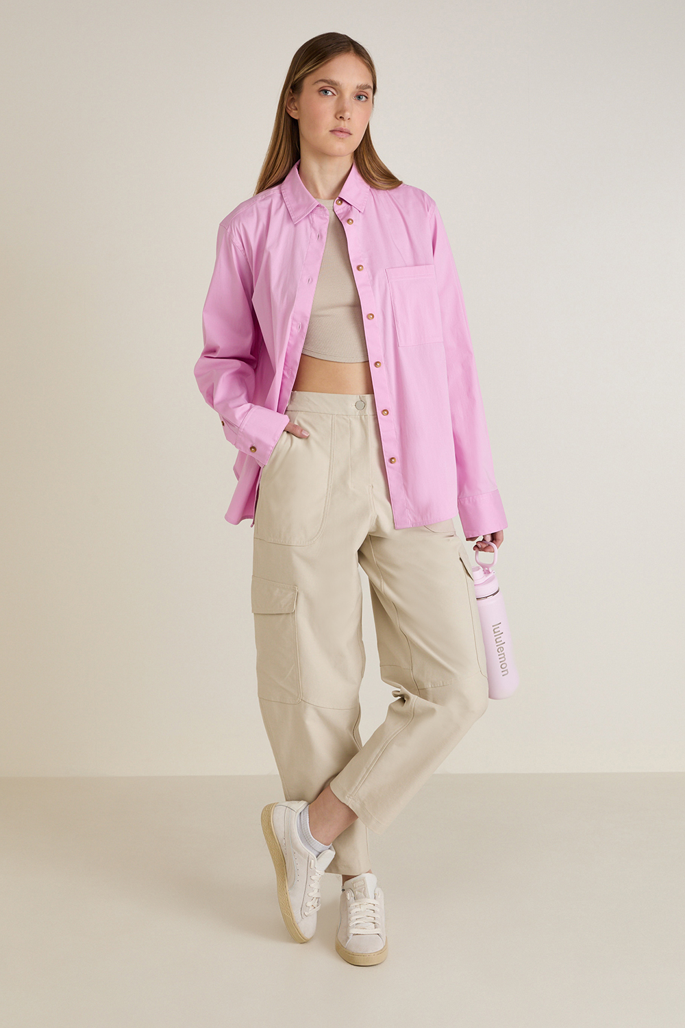 Cotton-Blend Poplin Button-Down Shirt LULULEMON